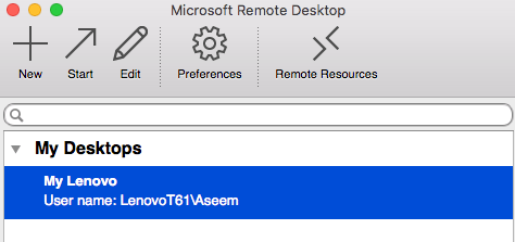 Microsoft remote desktop version 8